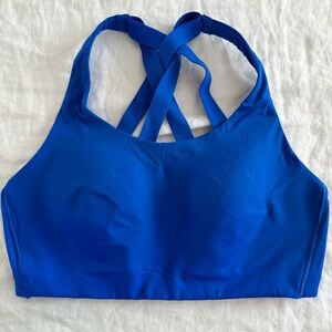 Women’s Blue Lululemon High Support Sports Bra for sale!